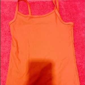 Brownish orange tank top